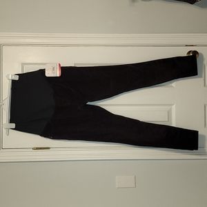 Skinny Burgundy Maternity Pants